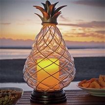 Pineapple LED Candle Lantern