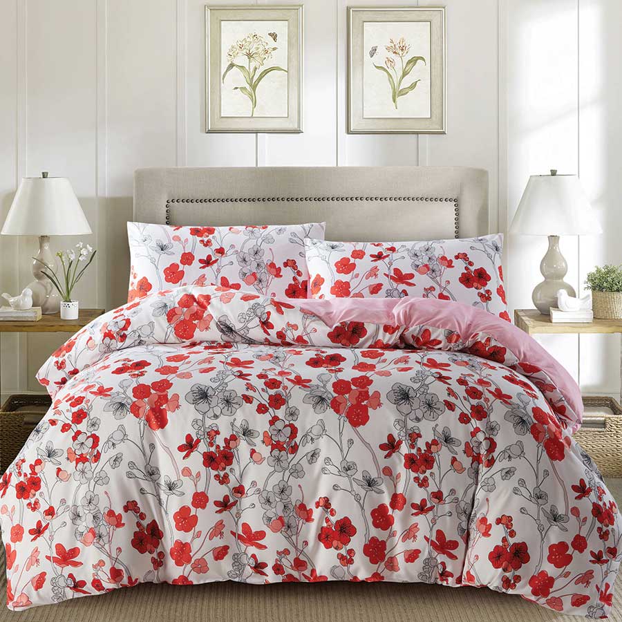 Poppy quilt cover set - Home Collections